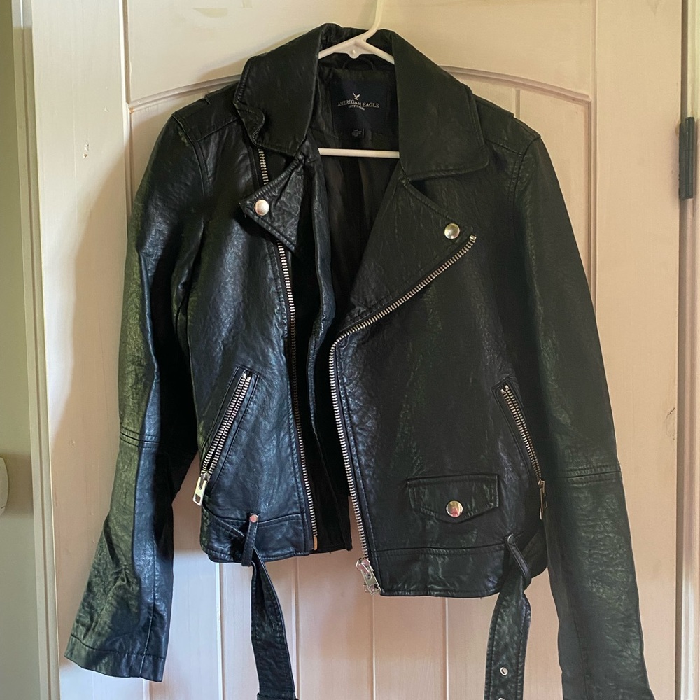 American Eagle Leather Jacket